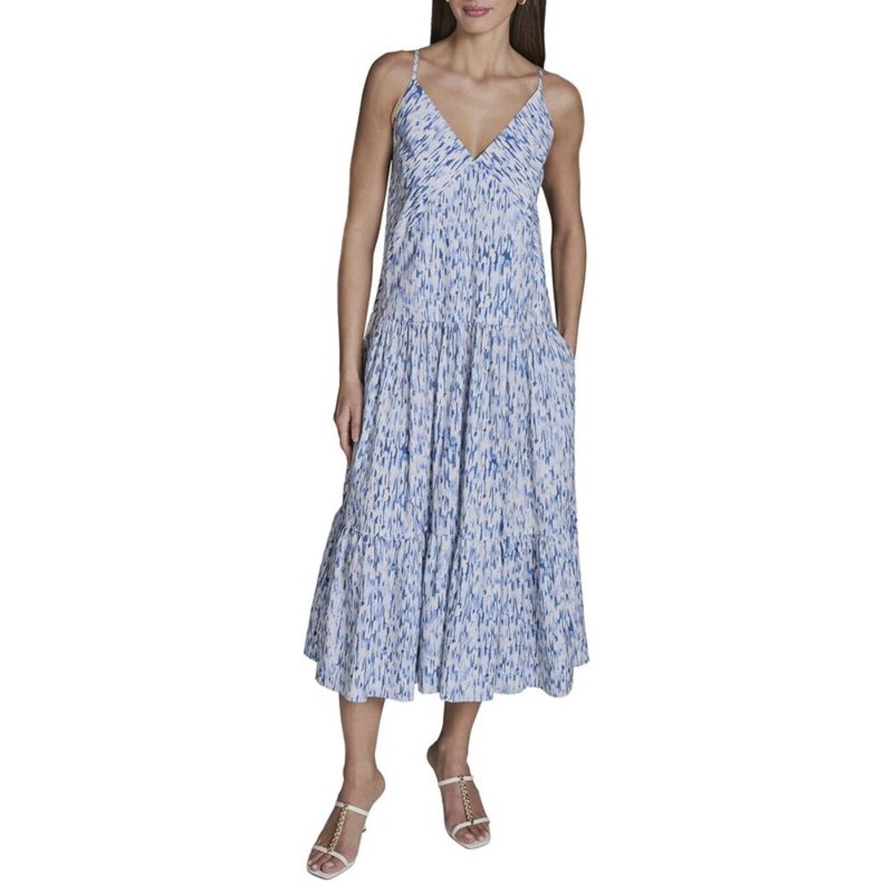 Bcbg Womens  Shift Dress, Blue